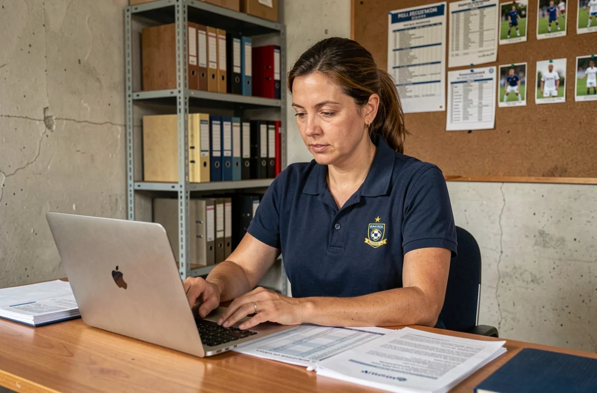 Administratrice du Comité Drôme Ardèche Football travaillant sur la gestion administrative des clubs locaux